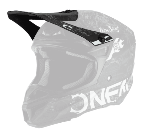 ONeal Visor 5SRS Polyacrylite Helmet HR black/white One Size