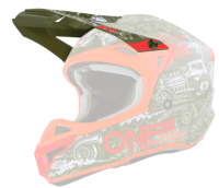 ONeal Spare Visor 5SRS Polyacrylite Helmet HR green/orange