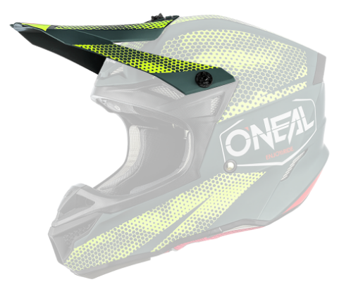 ONeal Visor 5SRS Polyacrylite Helmet COVERT charcoal/neon yellow One Size