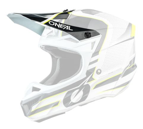 ONeal Visor 5SRS Polyacrylite Helmet SLEEK white/gray