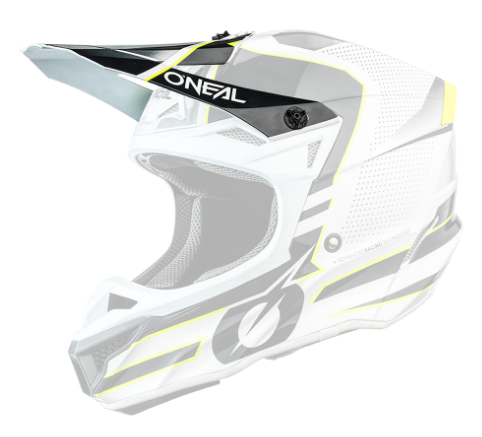 ONeal Visor 5SRS Polyacrylite Helmet SLEEK white/gray One Size