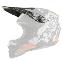 ONeal Visor 3SRS Helmet SCARZ black/gray/orange