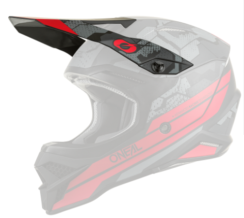 ONeal Visor 3SRS Helmet CAMO black/red One Size