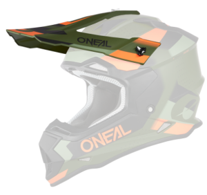 ONeal Visor 2SRS Helmet SPYDE green/black/orange One Size