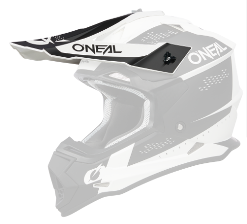 ONeal Visor 2SRS Helmet SLAM black/white