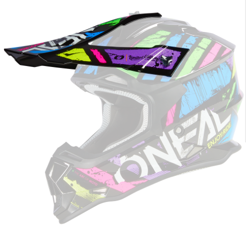 ONeal Visor 2SRS Helmet GLITCH multi One Size