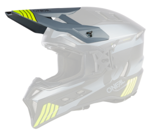 ONeal Visor EX-SRS Helmet HITCH black/gray/neon yellow...