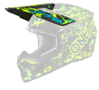 ONeal Visor 3SRS Helmet ASSAULT black/neon yellow One Size