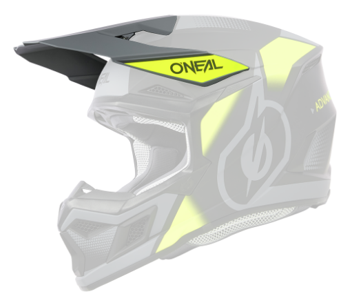 ONeal Visor 3SRS Helmet VISION black/neon yellow/gray One Size
