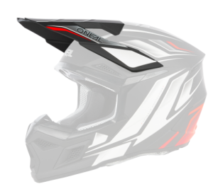 ONeal Visor 3SRS Youth Helmet VERTICAL black/white One Size