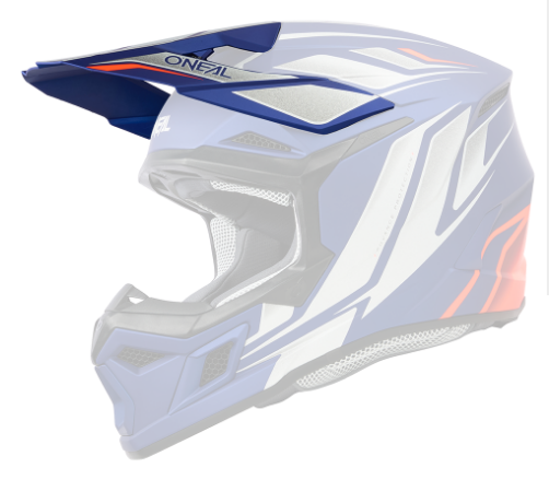 ONeal Visor 3SRS Youth Helmet VERTICAL blue/white/red One Size