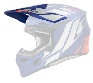 ONeal Visor 3SRS Youth Helmet VERTICAL blue/white/red One...