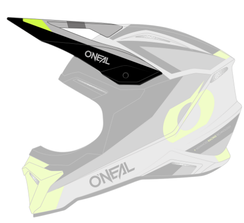 ONeal Visor 1SRS Youth Helmet STREAM black/neon yellow One Size