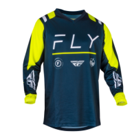 FLY RACING F-16 Jersey - Navy/Hi-Vis/Weiss