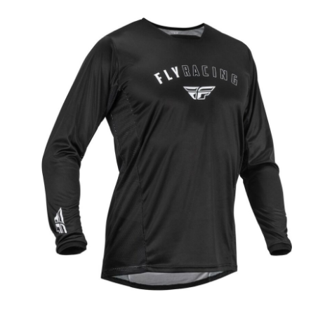 FLY RACING Patrol-Trikot - Schwarz/Weiß