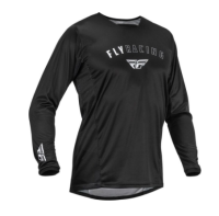 FLY RACING Patrol-Trikot - Schwarz/Weiß