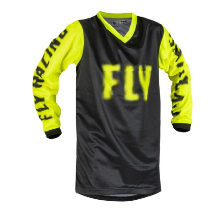 FLY RACING F-16 Jugend-Jersey - Schwarz/Gelb