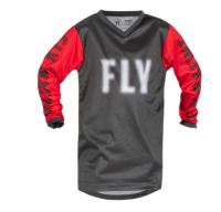 FLY RACING F-16 Jugend-Jersey - Grau/Rot
