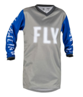 FLY RACING F-16 Jugend-Jersey - Grau/Blau