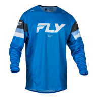 FLY RACING Kinetic Prix Jersey - Bright Blue/Anthrazit/Weiss