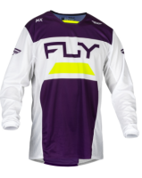 FLY RACING Kinetic Reload Jersey - DeepPurple/Weiss/Hi-Vis