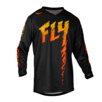 FLY RACING F-16 Jugend-Jersey - Schwarz/Gelb/Orange