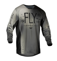 FLY RACING Kinetic Prodigy Jugend-Jersey - Schwarz/Hellgrau