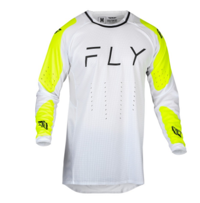 FLY RACING Evolution DST Jersey - Weiss/Hi-Vis