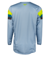 FLY RACING Kinetic Prix Jugend-Jersey - Ice Grey/Anthrazit/Hi-Vis