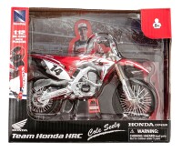 Miniatur Model HRC Cole Seely Honda 1:12