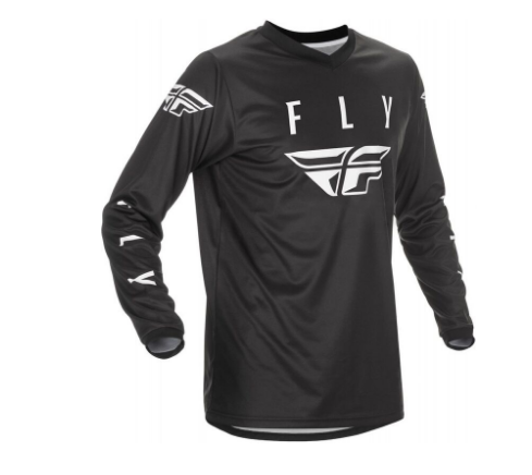 FLY RACING Universal Trikot - Schwarz/Weiß