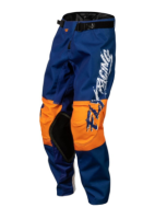 FLY RACING Jugend Kinetic Khaos Hose Weiß/Marine/Orange