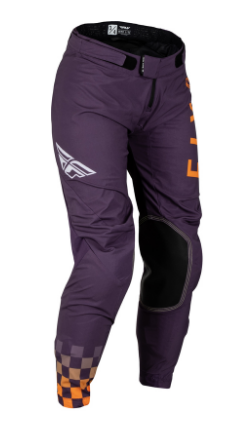FLY RACING Lite Damen-Hose - Deep Purple/Weiß/Neon Coral