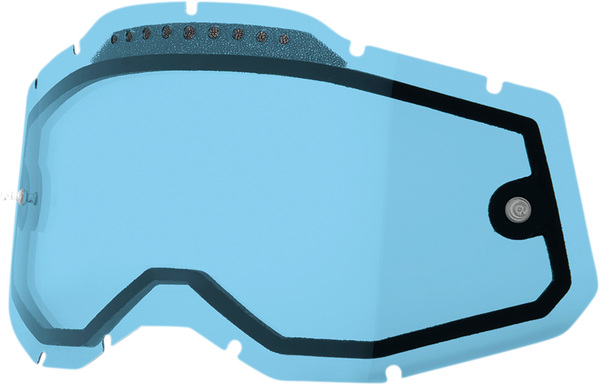 100% doppeltes Brillenglas Accuri 2/Racecraft 2/Strata 2 blau