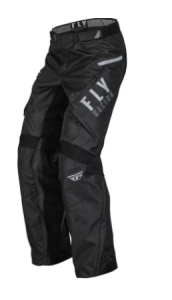 FLY RACING Patrol Überstiefelhose - Schwarz/Weiß