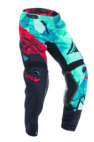 FLY RACING Kinetic Crux Hose Teal/Rot