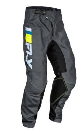 FLY RACING Kinetic Jugend-Hose - Eisgrau/Anthrazit/Hi-Vis