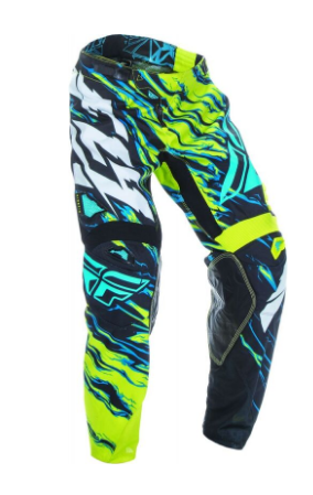 FLY RACING Kinetic Relapse Jugendhose - Limette / Blau