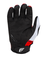 FLY RACING Kinetic Prix Youth Handschuhe - Rot/Grau/Weiß