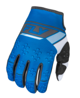 FLY RACING Kinetic Prix Youth Handschuhe - Blau/Anthrazit