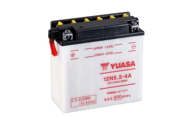 YUASA Batterie 12N5,5-4A Blei/Säure Batterie ohne Säurepack