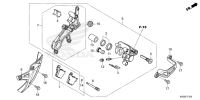 F-17 Hinterrad-Bremssattel CRF 250 Bj 2024