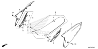 F-23 Sitz/Seitenabdeckung CRF 450 Bj 2024