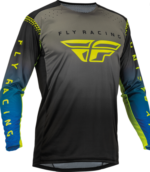 Fly MX-Jersey Lite Grey/Blue/Hi-Vis