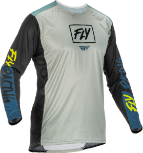 Fly MX-Jersey Lite Grey-Teal-Yel. fluo
