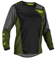 Fly MX-Jersey Kinetic Jet Black/Olive/Hi-Vis