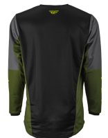 Fly MX-Jersey Kinetic Jet Black/Olive/Hi-Vis