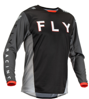 Fly MX-Jersey Kinetic Kore Black/Grey