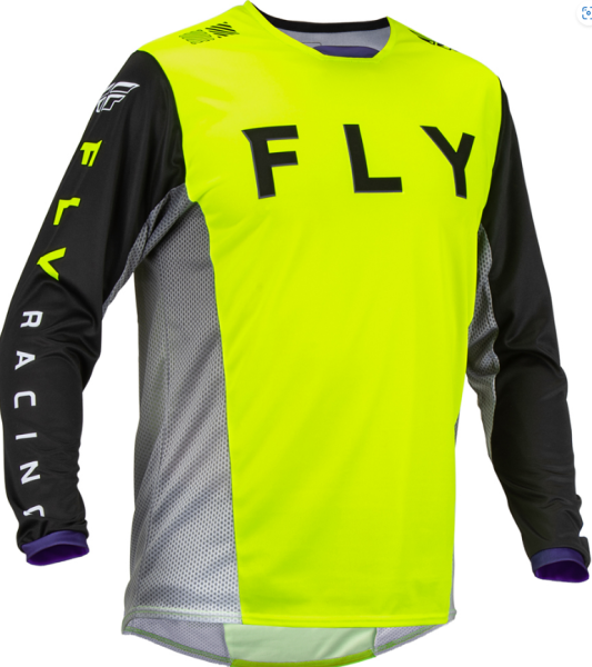 Fly MX-Jersey Kinetic Kore Hi-Vis/Black