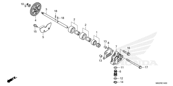 E-14 Ölpumpe CRF 450 Bj 2025